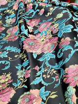 Brocade Multicolor Floral Jacquard Fabric