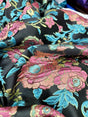 Brocade Multicolor Floral Jacquard Fabric
