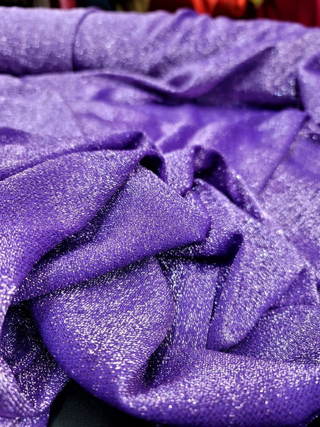 Lame Lavender Fabric