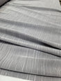 Pleated Stretch Fabric Silver Textured