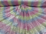 Sequin Fabric Vibrant Rainbow by the Yard