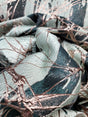 Metallic Brocade Fabric Hunter Green Sage Gold