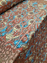 Copper Embroidery Lace with Sequins