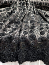 Black Sequin Stretch Fabric