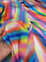 Multi-Color Chiffon Ombre Fabric