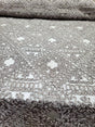 Embroidered Ribbon Lace Fabric Dark Olive Green