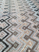 Metallic Brocade Fabric Teal Gold