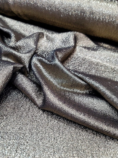 Brocade Jacquard Fabric Gold Metallic Textured Embossed