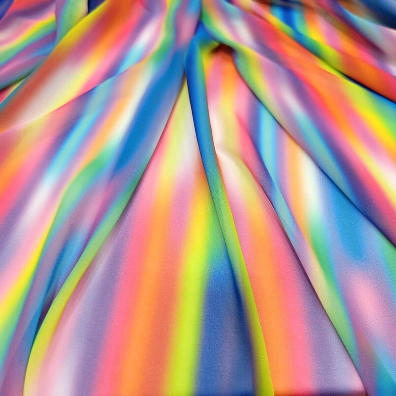 Multi-Color Chiffon Ombre Fabric
