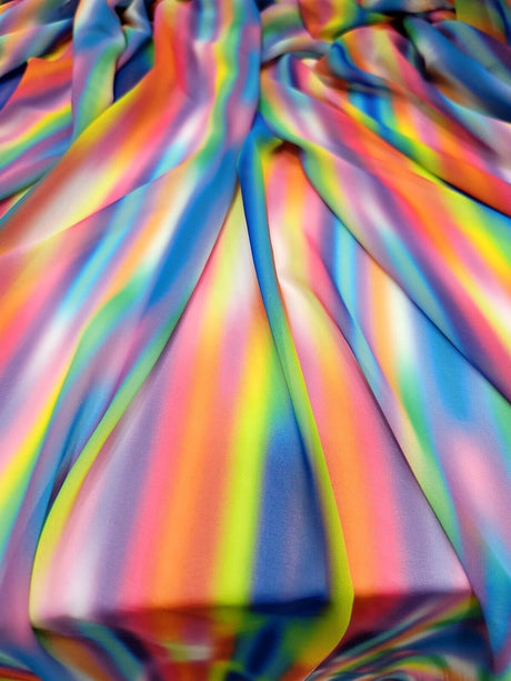 Multi-Color Chiffon Ombre Fabric