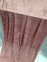 Pleated Stretch Fabric Dusty Rose