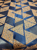 Brocade Jacquard Triangle Pattern Fabric