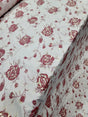 Brocade Jacquard Metallic Floral Fabric