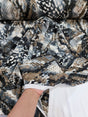 Stretch Spandex Snake Print Fabric