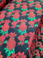Brocade Jacquard Floral Fabric