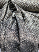 Brocade Jacquard Fabric Antique Gold