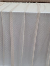 Embroidered Polka Dot Mesh Fabric Beige Champagne