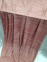 Pleated Stretch Fabric Dusty Rose