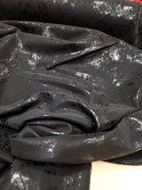 Black Spandex Fabric - Tie Dye Matte Shine