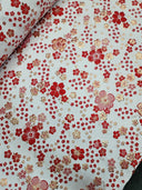 Brocade Jacquard Metallic Floral on Organza
