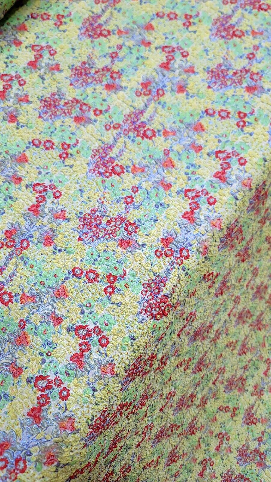 Brocade Jacquard Floral Embossed Green