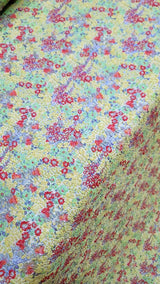 Brocade Jacquard Floral Embossed Green