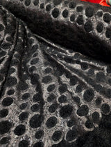 Black Sequin Stretch Fabric