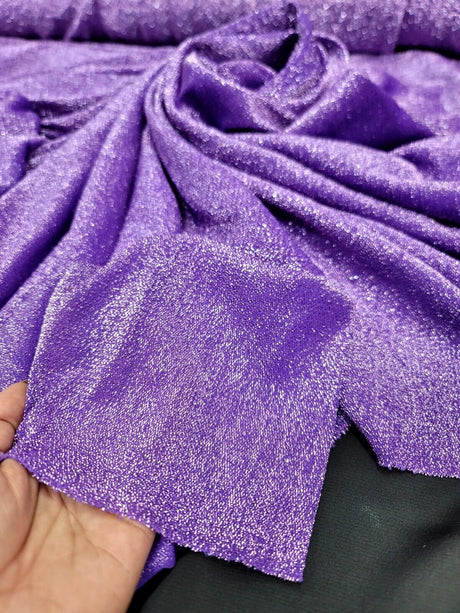 Lame Lavender Fabric