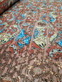 Copper Embroidery Lace with Sequins