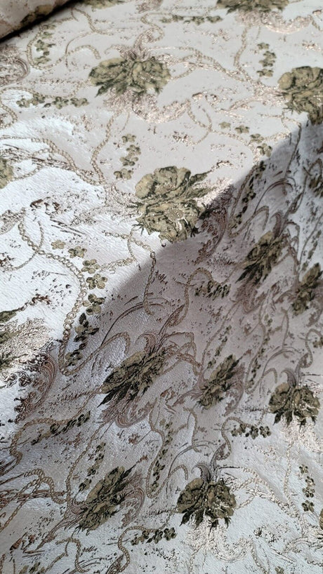 Brocade Jacquard Prom Fabric