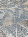 Brocade Jacquard Triangle Pattern Fabric