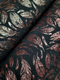 Brocade Jacquard Feathers Rose Gold