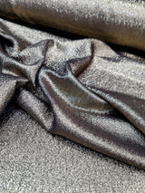 Brocade Jacquard Fabric Gold Metallic Textured Embossed