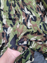 Camouflage Print 4-Way Stretch Mesh Fabric