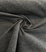 Charcoal Heavy Chenille Backed Upholstery Fabric - Charcoal Grey, 56" Width, Washable (1 Yard)