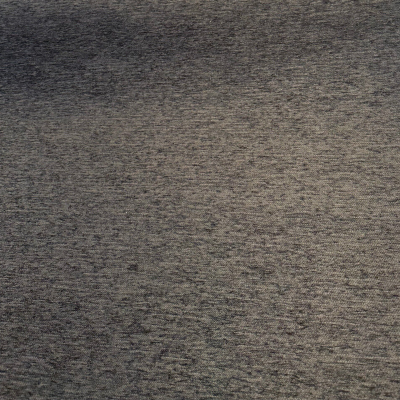 Charcoal Heavy Chenille Backed Upholstery Fabric - Charcoal Grey, 56" Width, Washable (1 Yard)