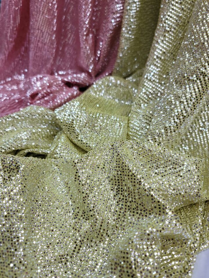Stretch Textured Silver Fabric
