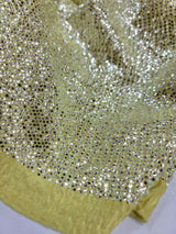 Stretch Textured Silver Fabric