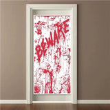 30 Inch Bloody Door Cover Scary Halloween Decoration Indoor Outdoor Prop