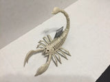Skeleton Scorpion Halloween Decoration, 9 in.