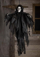 Black Hanging Reaper Halloween Decoration, 48"