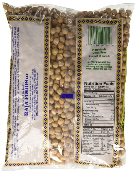 Swad Kabuli Chana White Chickpeas 4 Pound Pack