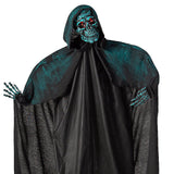 Animated Standing Skeleton of Death, 5 1/2 Ft – Halloween Decoration