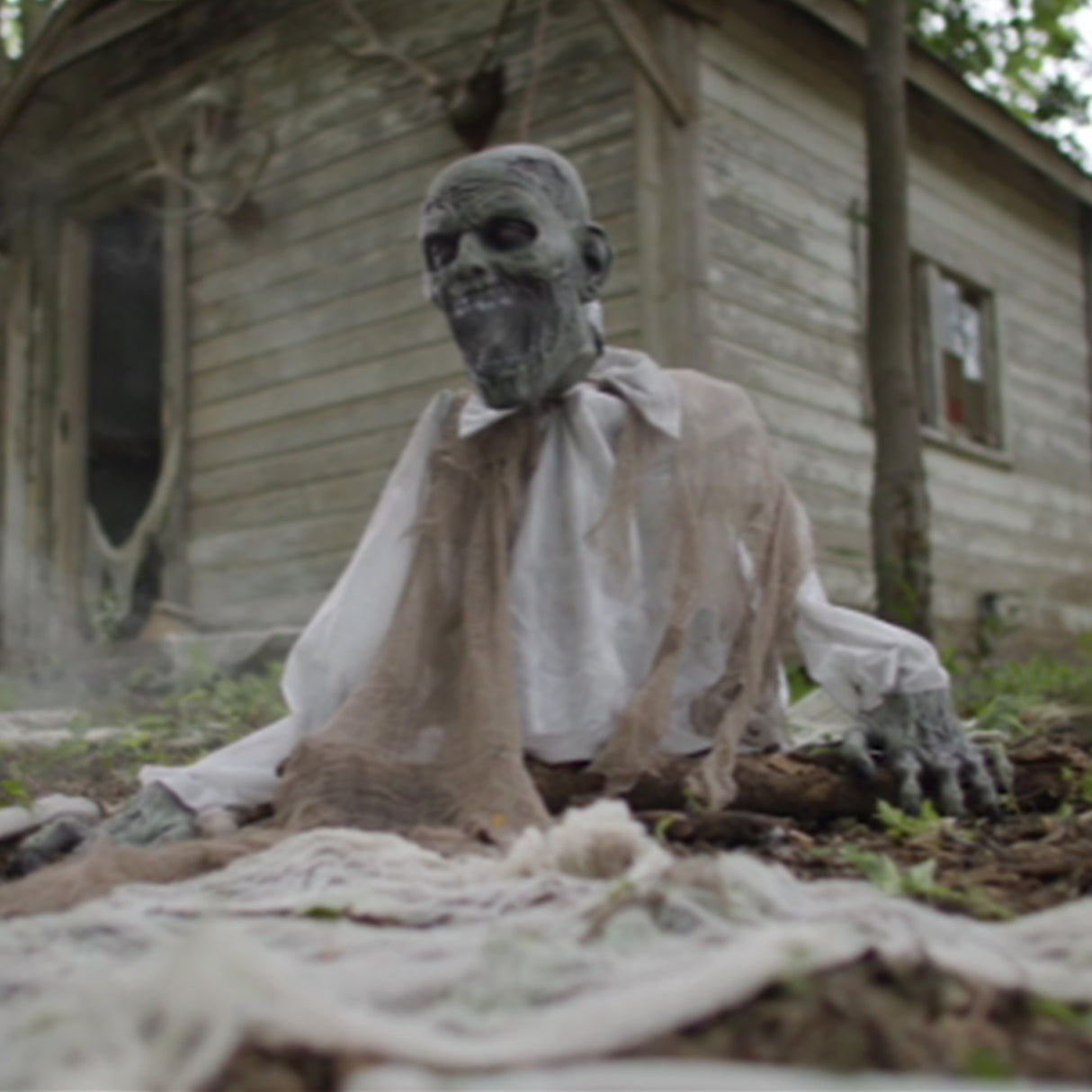 Gaseous Zombie Animated Fog Prop