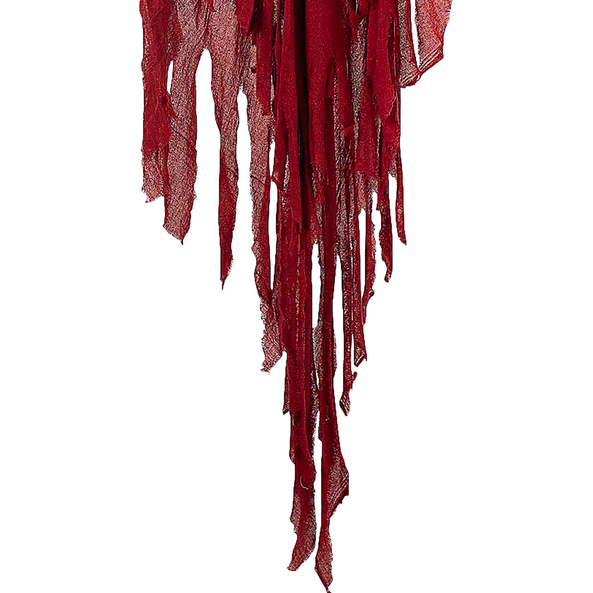 Light-Up Skeletal Reaper in Red Robes Halloween Hanging Decoration, 66 3/4"