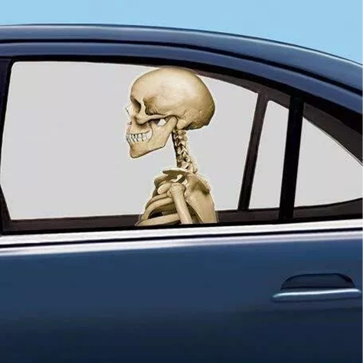 Skeleton Car Cling