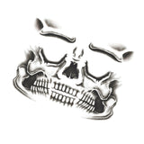 Skull Face Tattoo Halloween Makeup