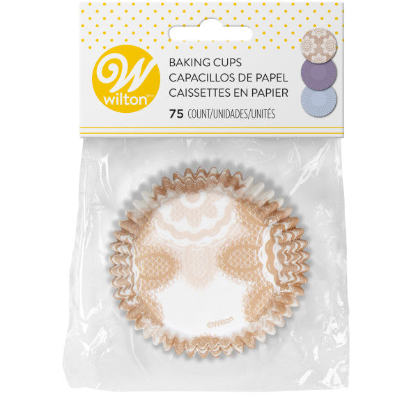 Wilton Floral Party Standard Baking Cups, 75-Count