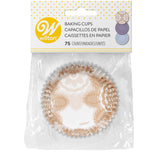 Wilton Floral Party Standard Baking Cups, 75-Count