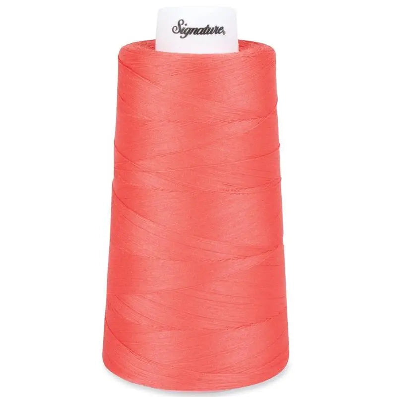 Cotton Thread Coral Signature 3-Ply Tex 40 3000 Yards